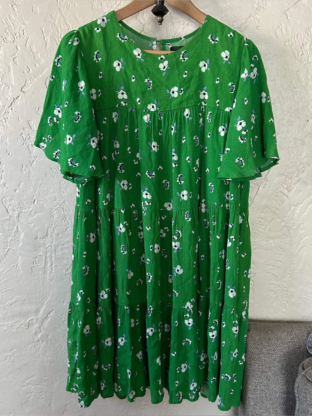 code x mode Green Floral Dress